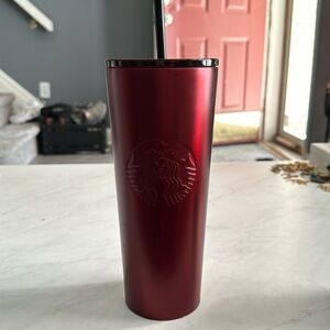 Red Starbucks cup